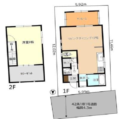 ※図面と現況が異なる場合は、現況を優先とします。