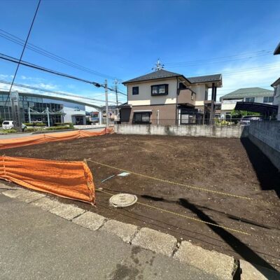 スケジュールの建てやすい更地でのお渡しです。