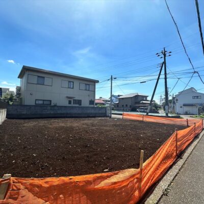 更地でのお渡し　公簿面積165.36㎡(区画整理により165.04㎡)