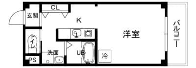 第7北斗ビル 401号室 | 1R | 清瀬駅徒歩4分