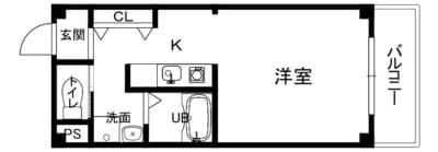 第7北斗ビル 401号室 | 1R | 清瀬駅徒歩4分